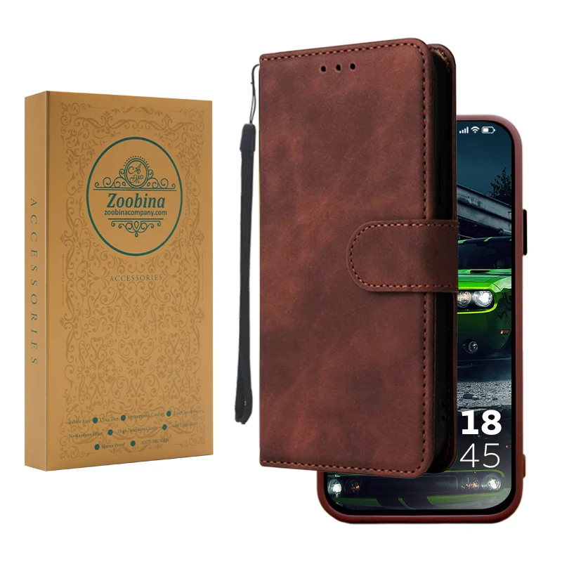 کیف کلاسوری زوبینا مدل Voodoo مناسب برای گوشی موبایل سامسونگ Galaxy A25 به همراه بند آویز