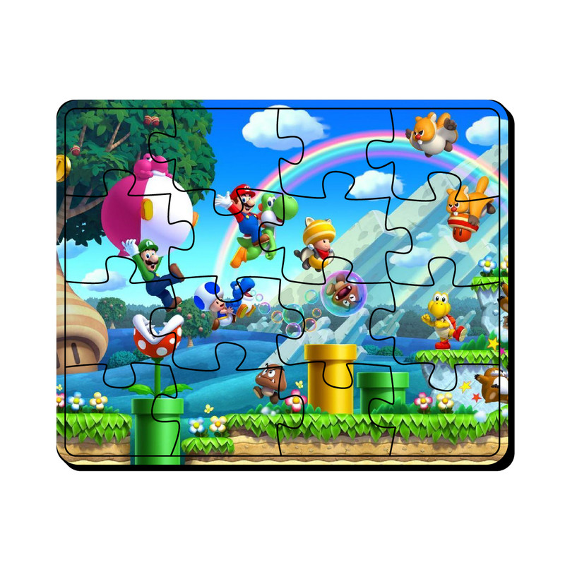 پازل 16 تکه مدل ماریو قارچ خور