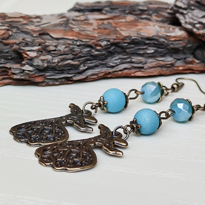 گوشواره زنانه مدل رقص سما گوشواره زنانه مدل رقص سما