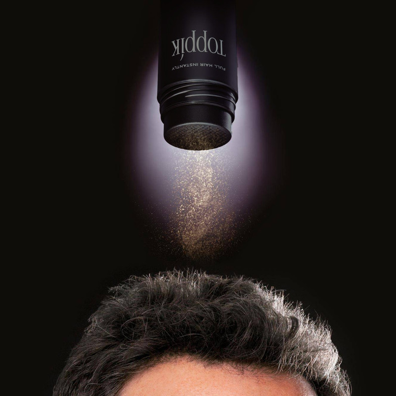 پودر پر پشت کنند مو تاپیک مدل 02 وزن 50 گرم رنگ مشکی