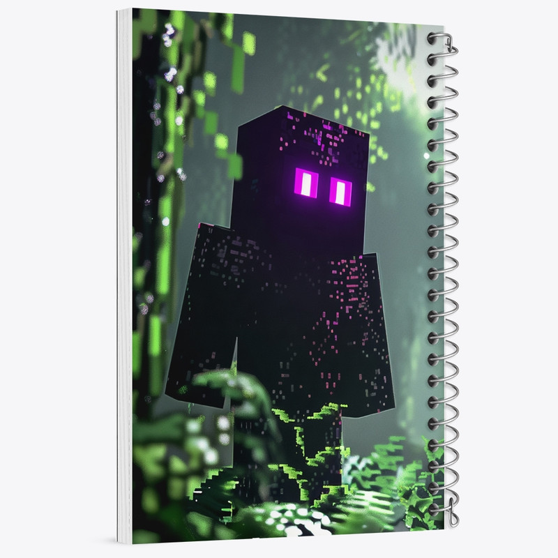 دفتر مشق 100 برگ خندالو طرح ماینکرافت (Minecraft) کد F2430