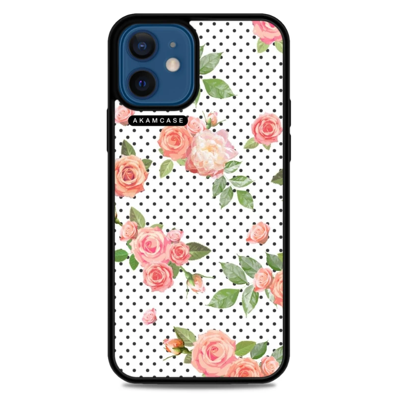 کاور آکام مدل AMC-WA12M-FLOWERS5 مناسب برای گوشی موبایل اپل iPhone 12 Mini