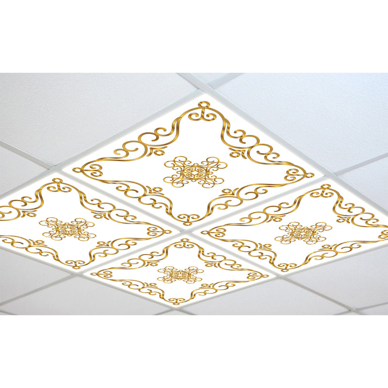 تایل سقفی آسمان مجازی مدل C-11987 سایز 60x60 سانتیمتر بسته 8 عددی