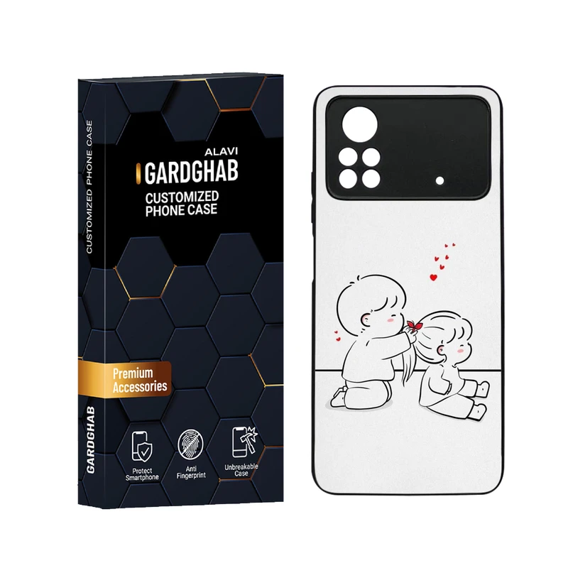 کاور گارد قاب علوی مدل دورژله ای فانتزی مناسب برای گوشی موبایل شیائومی Poco X4 Pro
