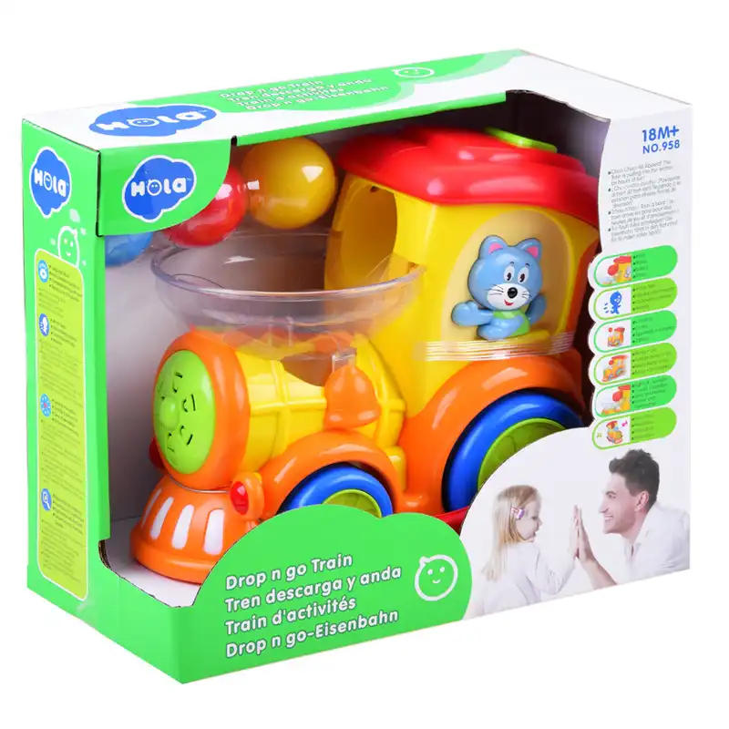 بازی آموزشی هولا مدل قطار کد 958