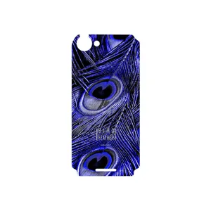 MAHOOT Purple Feather Cover Sticker for Sony Xperia L