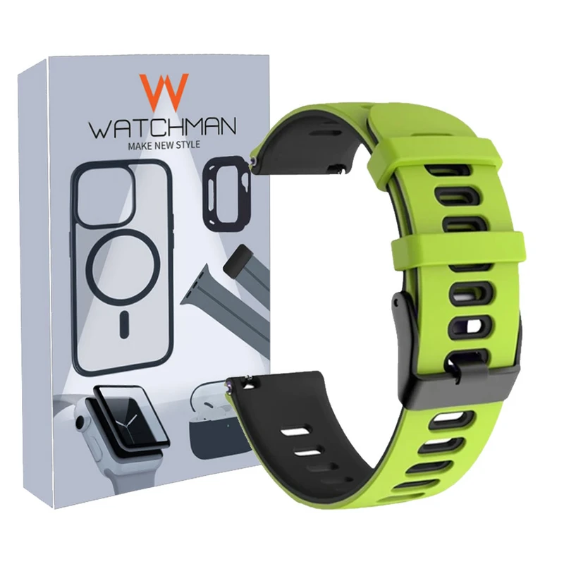 بند واچ من مدل Dual Color Style مناسب برای ساعت هوشمند آمازفیت GTR 4 / GTR 4 Pro