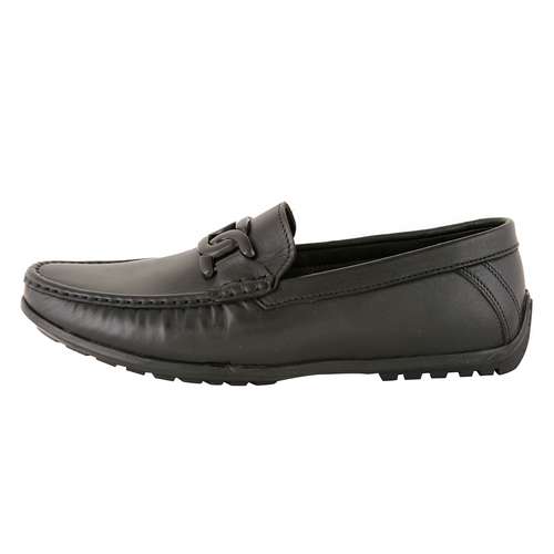 کفش کالج مردانه چرم یلسان مدل آیهان MSK-AYH-541-GN