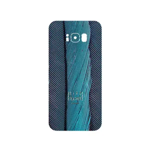 MAHOOT Turquoise feathers Cover Sticker for Samsung Galaxy S8 Plus