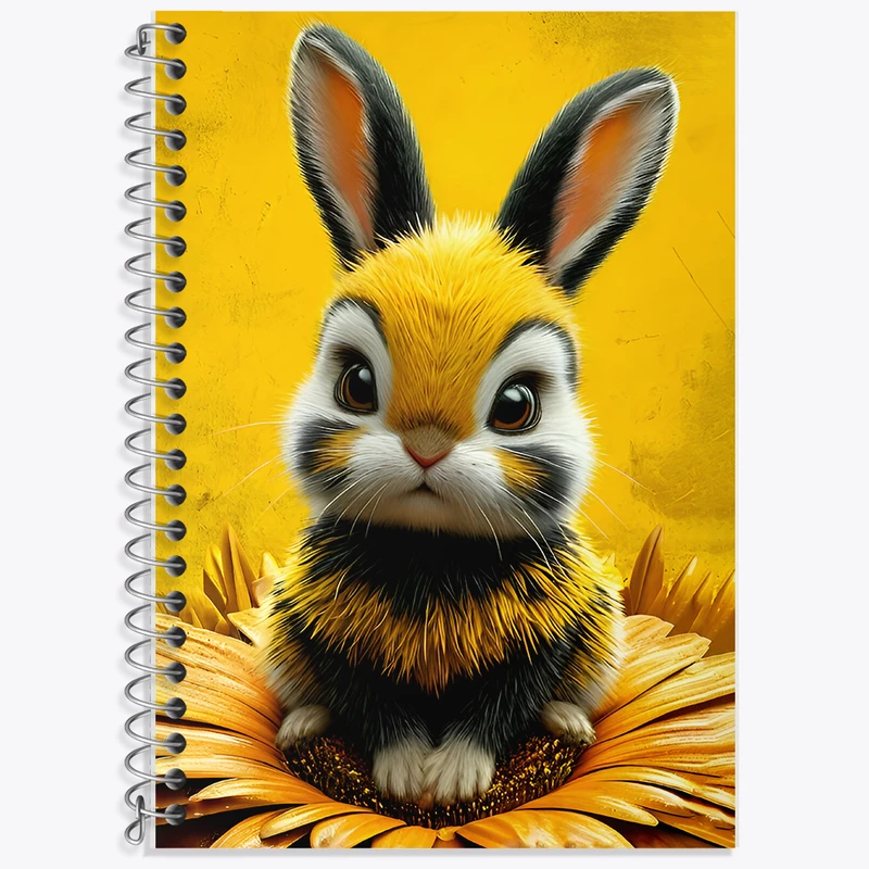 دفتر لغت 50 برگ خندالو طرح خرگوش زنبوری کد F8482