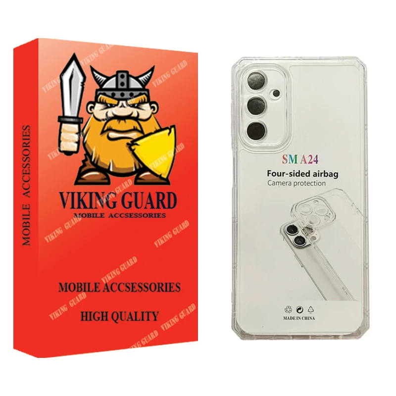 کاور وایکینگ گارد مدل ژله ای مناسب برای گوشی موبایل سامسونگ Galaxy A24 4G