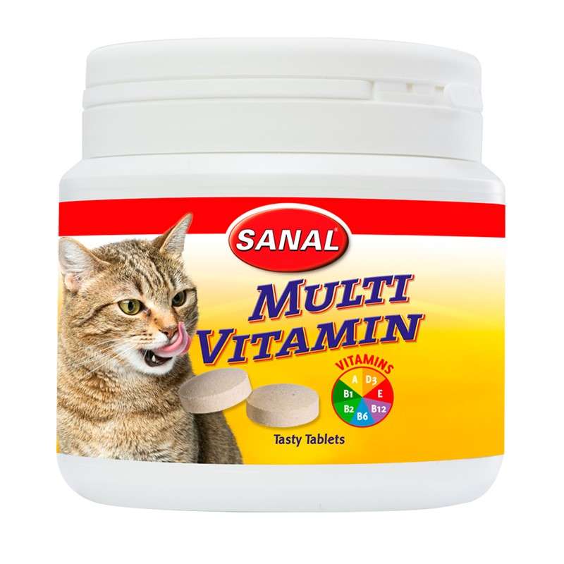 تشویقی گربه سانال مدل Multi Vitamin Tables وزن 350 گرم