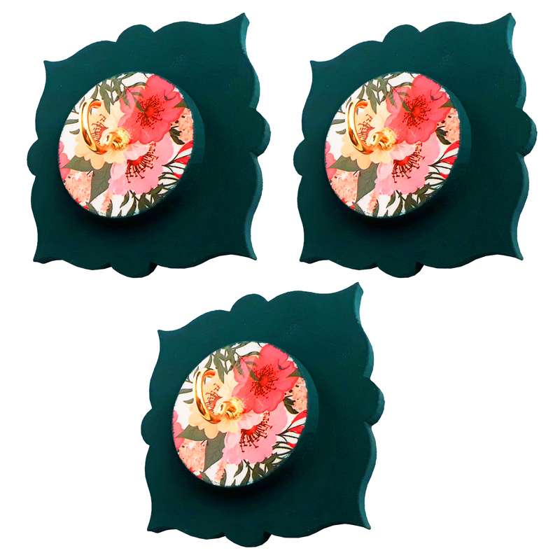 آویز حوله مدل هانا کد AG75 بسته 3 عددی