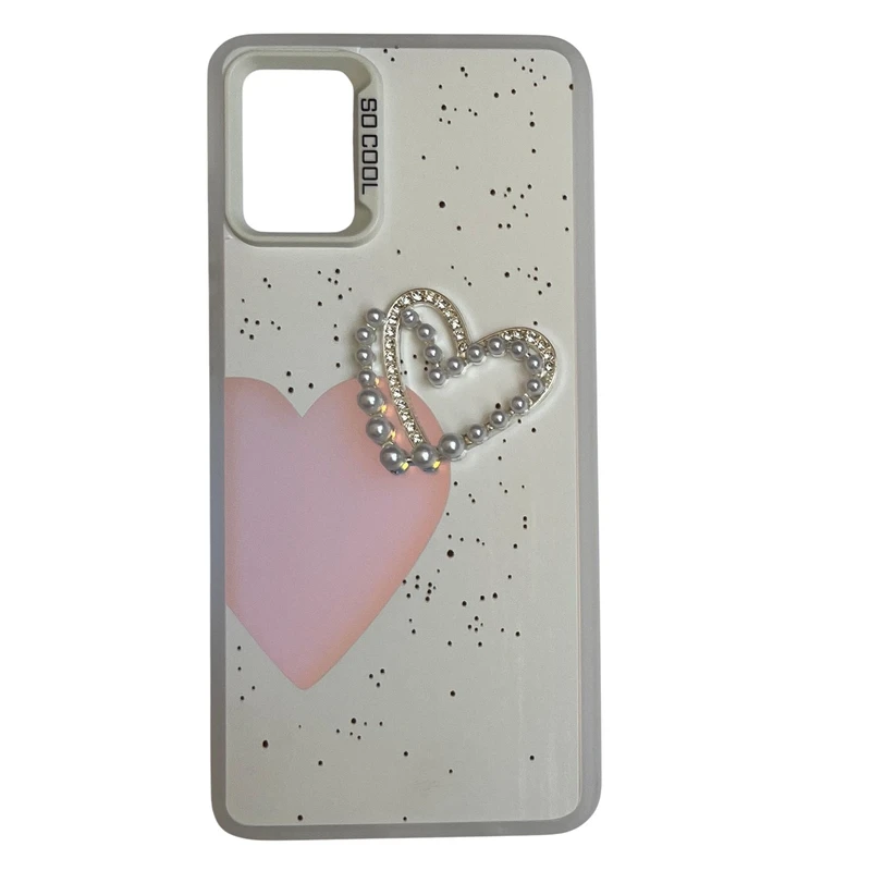 کاور مدل So Cool طرح قلب و مروارید کد 575 مناسب برای گوشی موبایل سامسونگ Galaxy A51