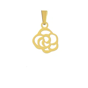 آویز گردنبند هایکا مدل گل کد a.h 145
