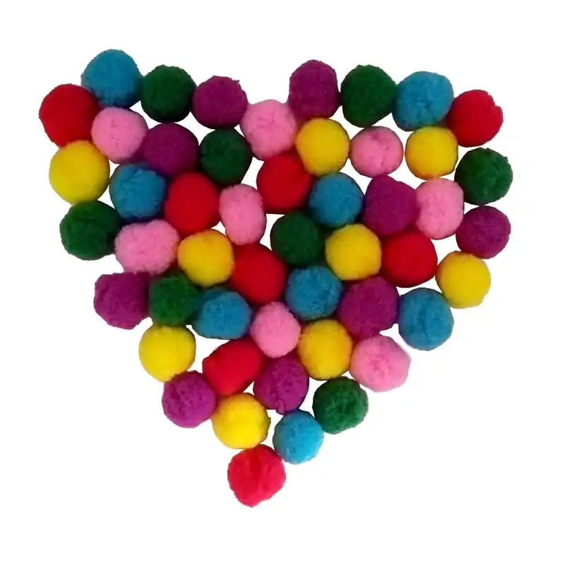 توپک پوم پوم کد TP2 بسته 50 عددی