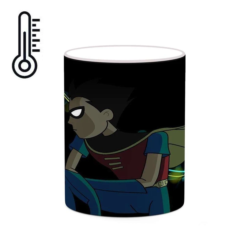 ماگ حرارتی کاکتی مدل کارتون Teen Titans کد mgh23336