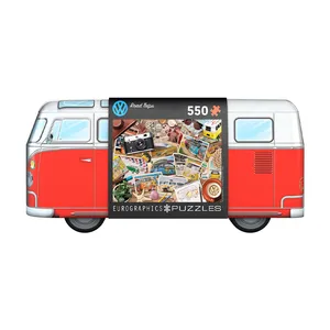 پازل 550 تکه یوروگرافیکس پازلز مدل VW - Road Trips Tin كد 5576-8551