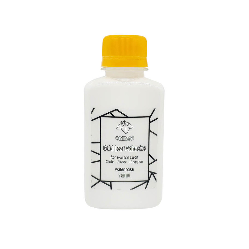 ورق نقره اوریران کد S100GV120 بسته 100 عددی به همراه چسب و وارنیش