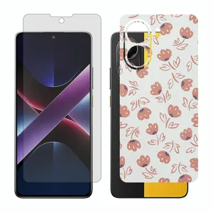 Glass Together model matte screen protector suitable for Xiaomi Poco X7 Pro mobile phone with back cover sticker