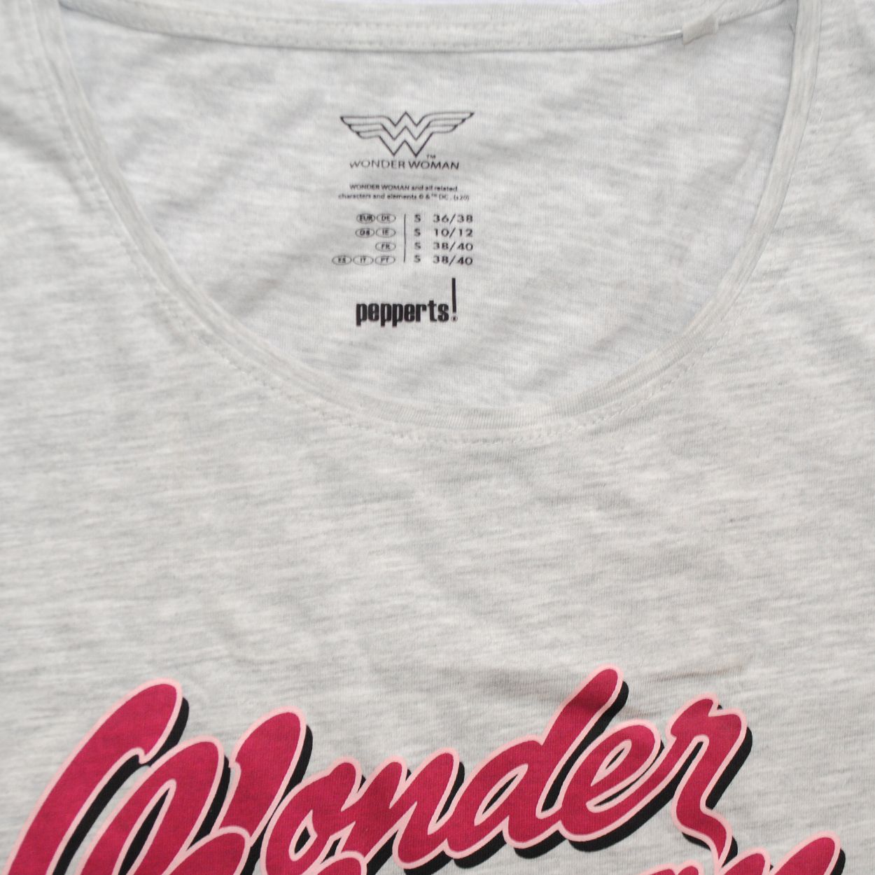تی شرت آستین کوتاه زنانه پیپرتس مدل wonder woman -  - 2