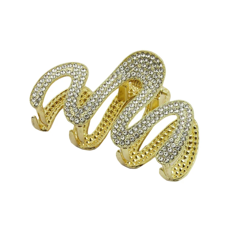 کلیپس مو زنانه زایا مدل ضربان قلب نگین دار کد 1460