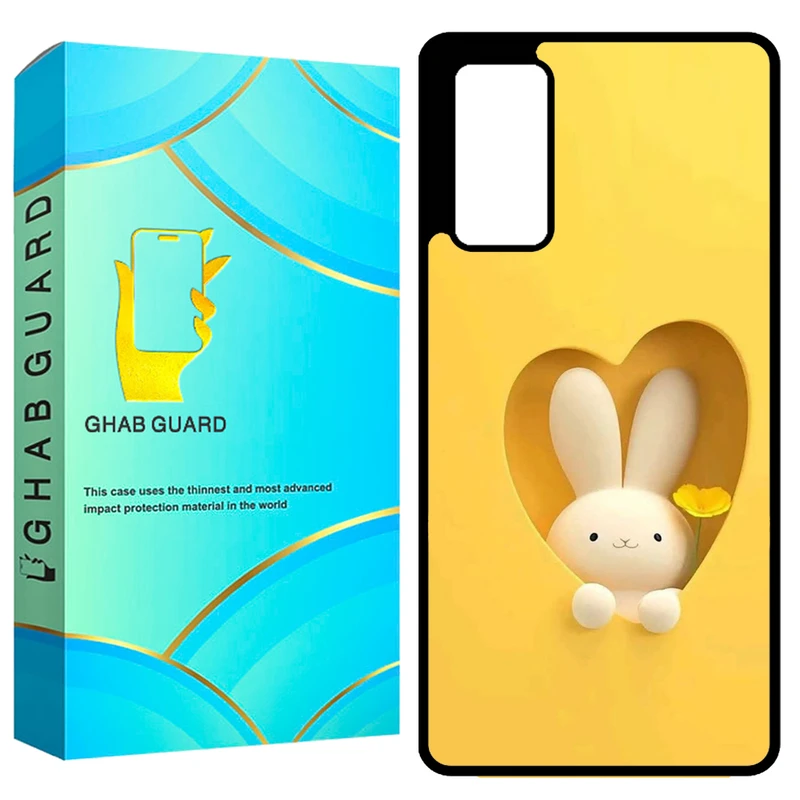 کاور قاب گارد طرح خرگوش مدل GCHPS20F مناسب برای گوشی موبایل سامسونگ Galaxy S20 FE 4G / S20 FE 5G / S20 FE 2022