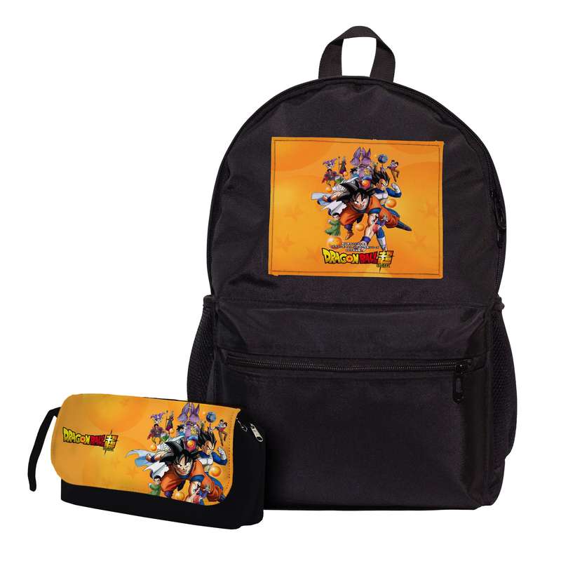کوله پشتی طرح انیمه Dragon ball کد 7101 به همراه جامدادی