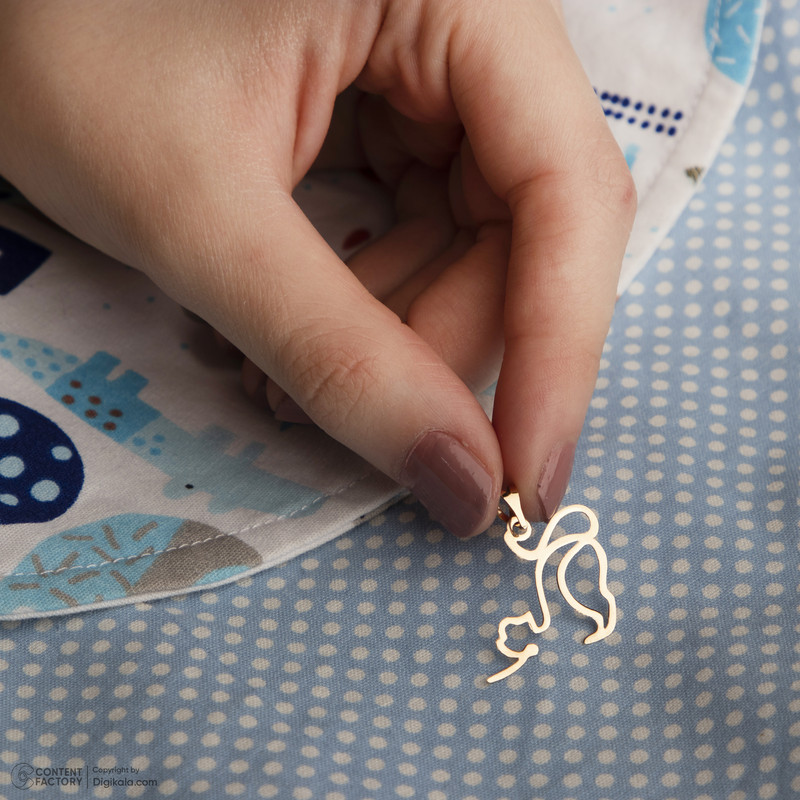 آویز گردنبند طلا 18 عیار زنانه مایا ماهک طرح گربه کد MM2168