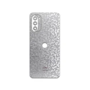 MAHOOT Silver-Silicon Cover Sticker for Motorola Moto G52