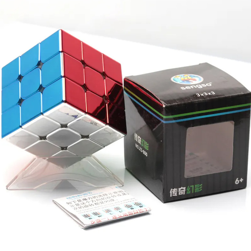 مکعب روبیک شنگ شو مدل متالیک 3×3 Sengso Metallic