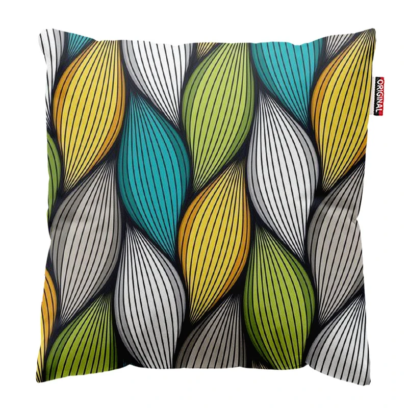 کوسن پاد آفرین مدل انتزاعی زیبا کد 61 سایز 30*30*10 سانتی متر