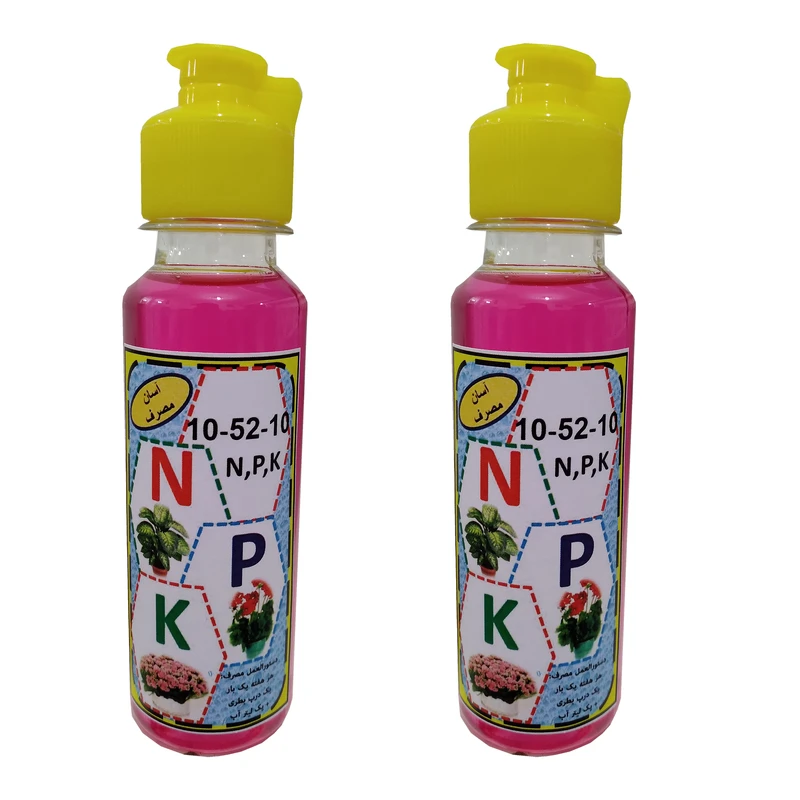 کود مایع ان پی کا فسفر بالا مدل NPK 10 52 10 حجم 240 میلی لیتر بسته دو عددی