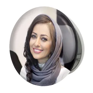 آینه جیبی خندالو طرح نفیسه روشن مدل تاشو کد 6292 