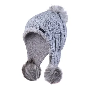 کلاه بافتنی مدل پوم دار سام کد 338