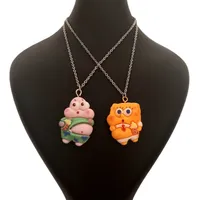 گردنبند مدل&nbsp;دوستی پاتریک و باب اسفنجی بسته 2 عددی