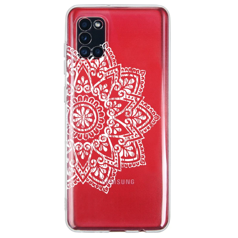 کاور مگافون طرح ماندالا مدل C63-W مناسب برای گوشی موبایل سامسونگ Galaxy A31