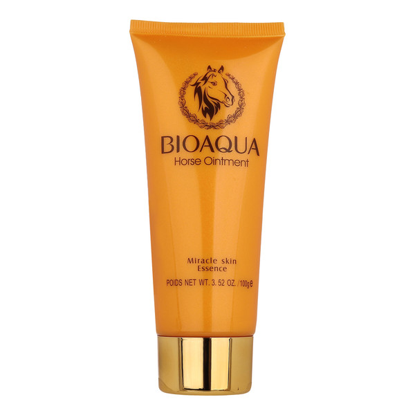 فوم شستوشوی صورت بی آکوا مدل Horse Ointment مناسب برای انواع پوست وزن 100 گرم