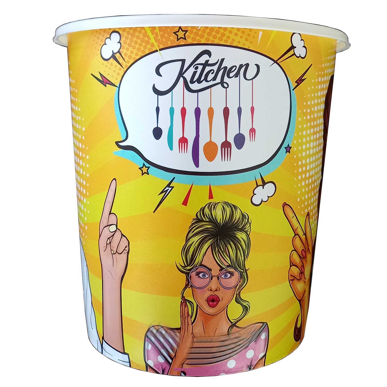 سطل زباله مدل آشپزخانه کد Kitchen-girls