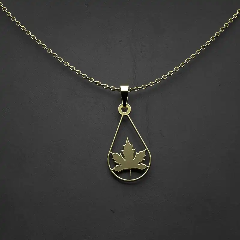 گردنبند طلا 18 عیار زنانه مدوپد مدل کدو هالووین کد CA10319