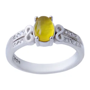   انگشتر نقره زنانه بازرگانی میلادی کد AWR-452