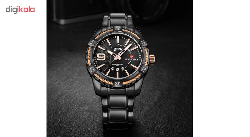 ساعت مچی عقربه ای مردانه نیوی فورس مدل NF9117SM BRG ساعت مچی عقربه ای مردانه نیوی فورس مدل NF9117SM BRG