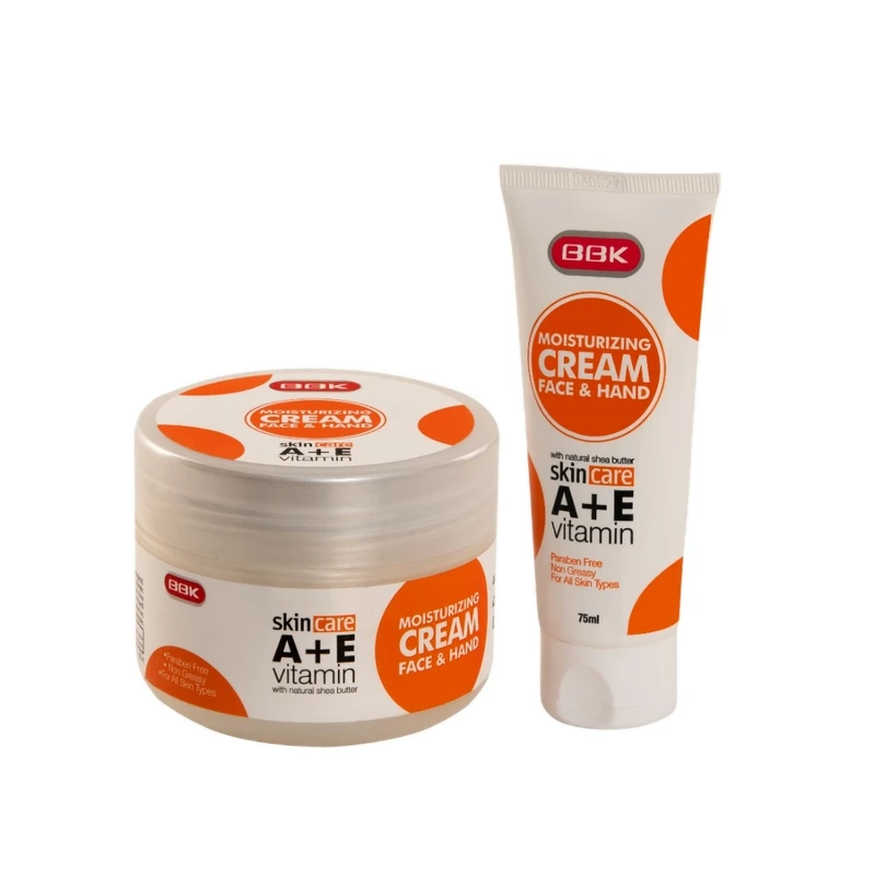 کرم مرطوب کننده ببک مدل ویتامین A+E حجم 100 میلی لیتر به همراه کرم مرطوب کننده حجم 75 میلی لیتر
