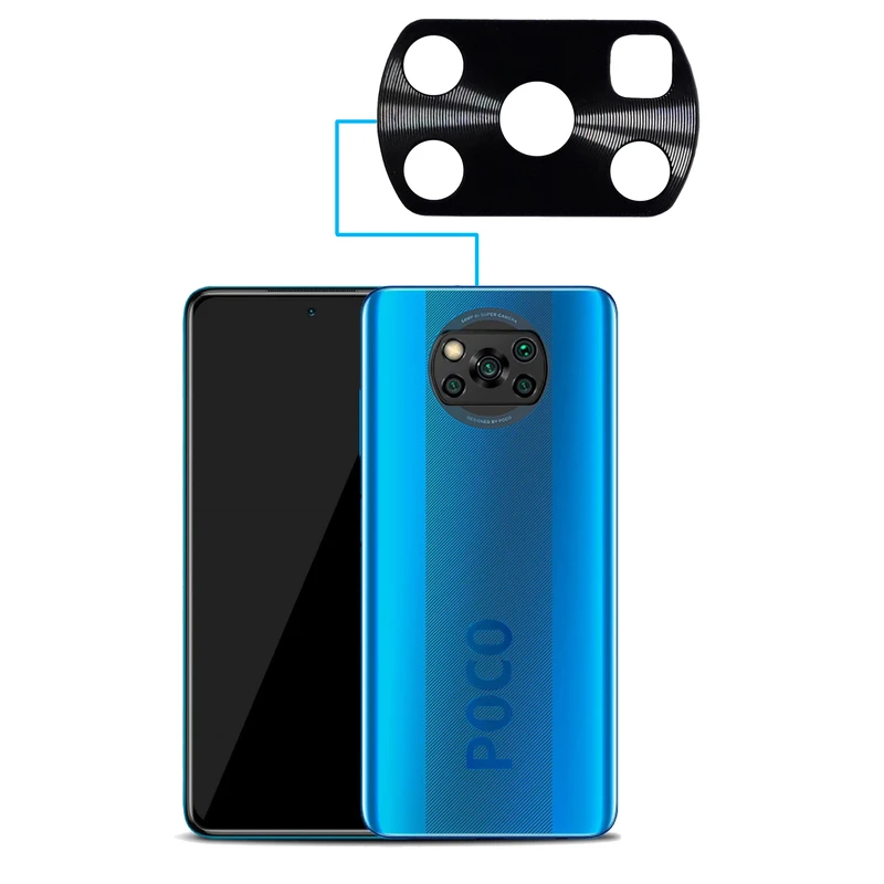 محافظ لنز گوشی مدل O2 مناسب برای گوشی موبایل شیائومی POCO X3 / X3 NFC