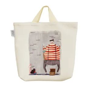 ساک خرید خندالو مدل تصویرسازی کد H295