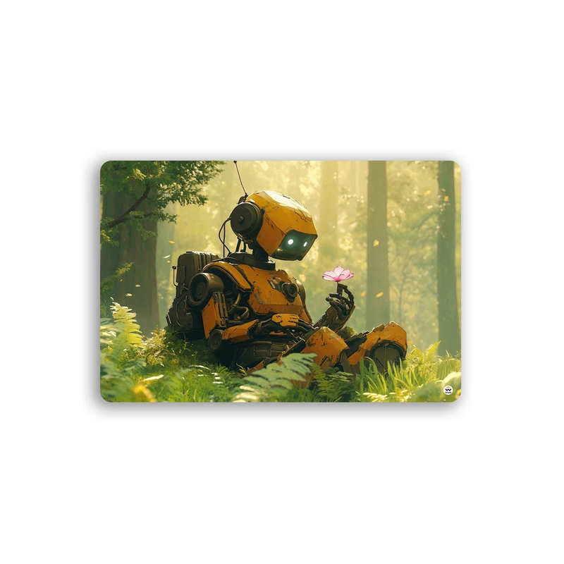 ماوس پد مخصوص بازی شادیت مدل robot_holding_a_pink_flower کد1613 سایز 37*24 سانتیمتر