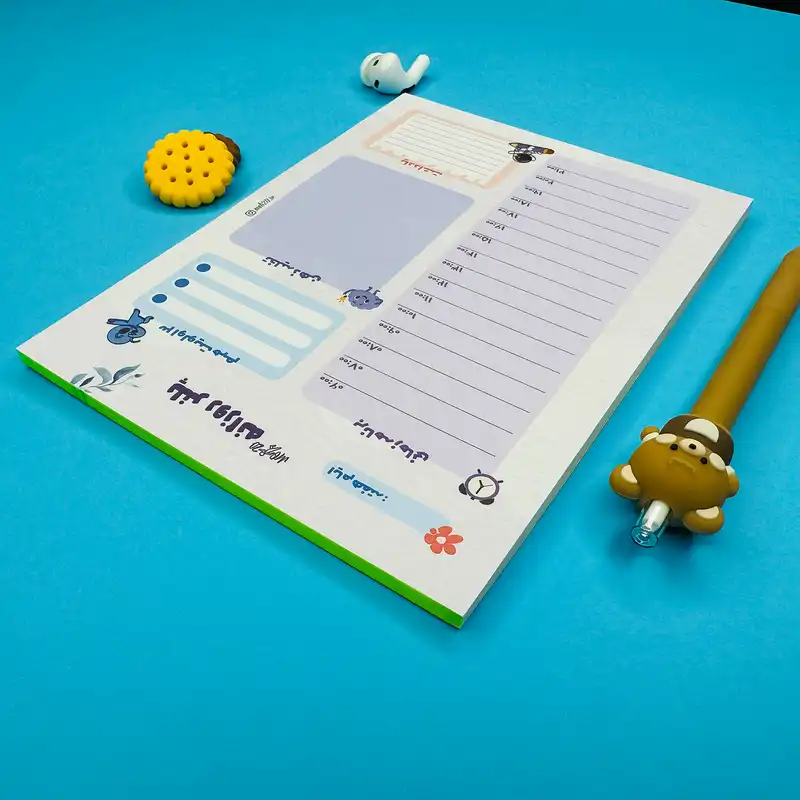 دفتر برنامه ریزی مدل روزانه تایم باکس