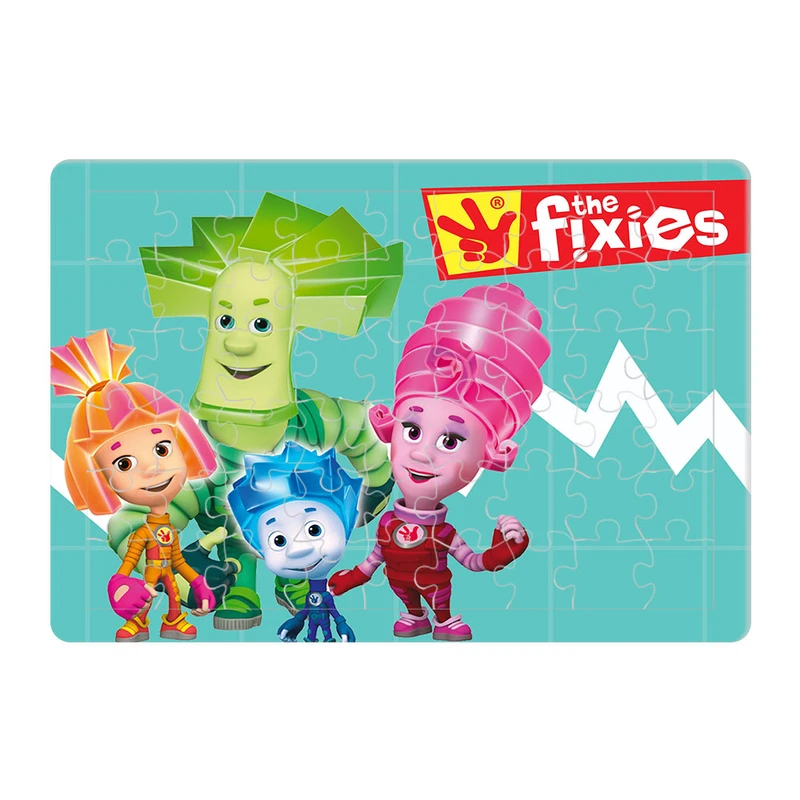 پازل 54 تکه هومرو مدل PL567 طرح انیمیشن تعمیرکاران