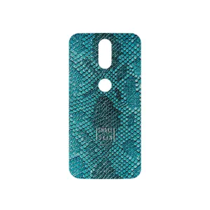 MAHOOT Blue Snake Skin Cover Sticker for Motorola Moto G4