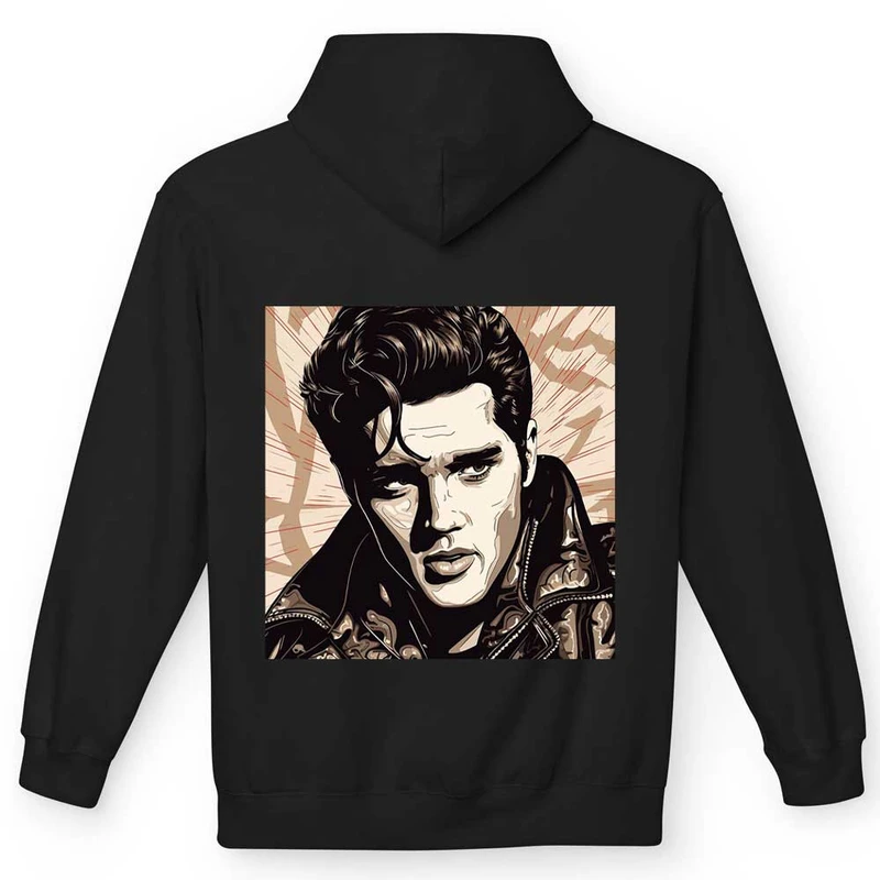 هودی مردانه مدل الویس پرسلی خواننده کد 2-831